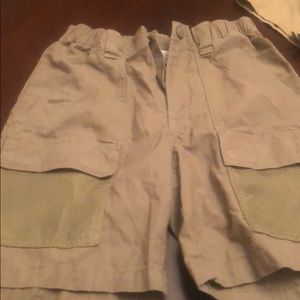 Boys fishing cargo shorts by Columbia